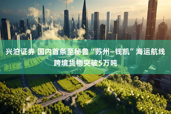 兴泊证券 国内首条至秘鲁“苏州—钱凯”海运航线跨境货物突破5万吨